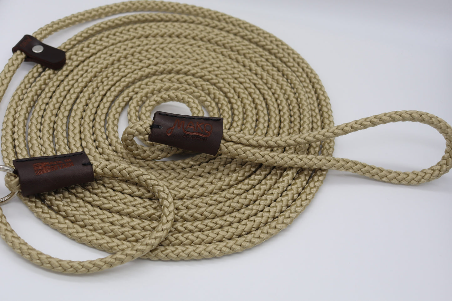 Long-line Slip Lead Hand Sewn - 8 mm Lightweight Easy to Clean Rope