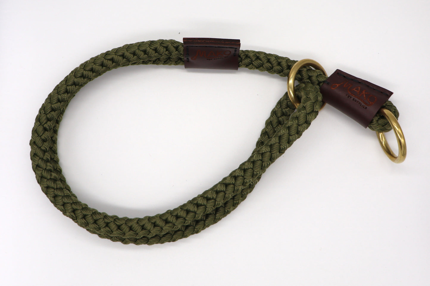 Adjustable Slip Collar - Hand Sewn Slip Collar 8 and 12mm rope