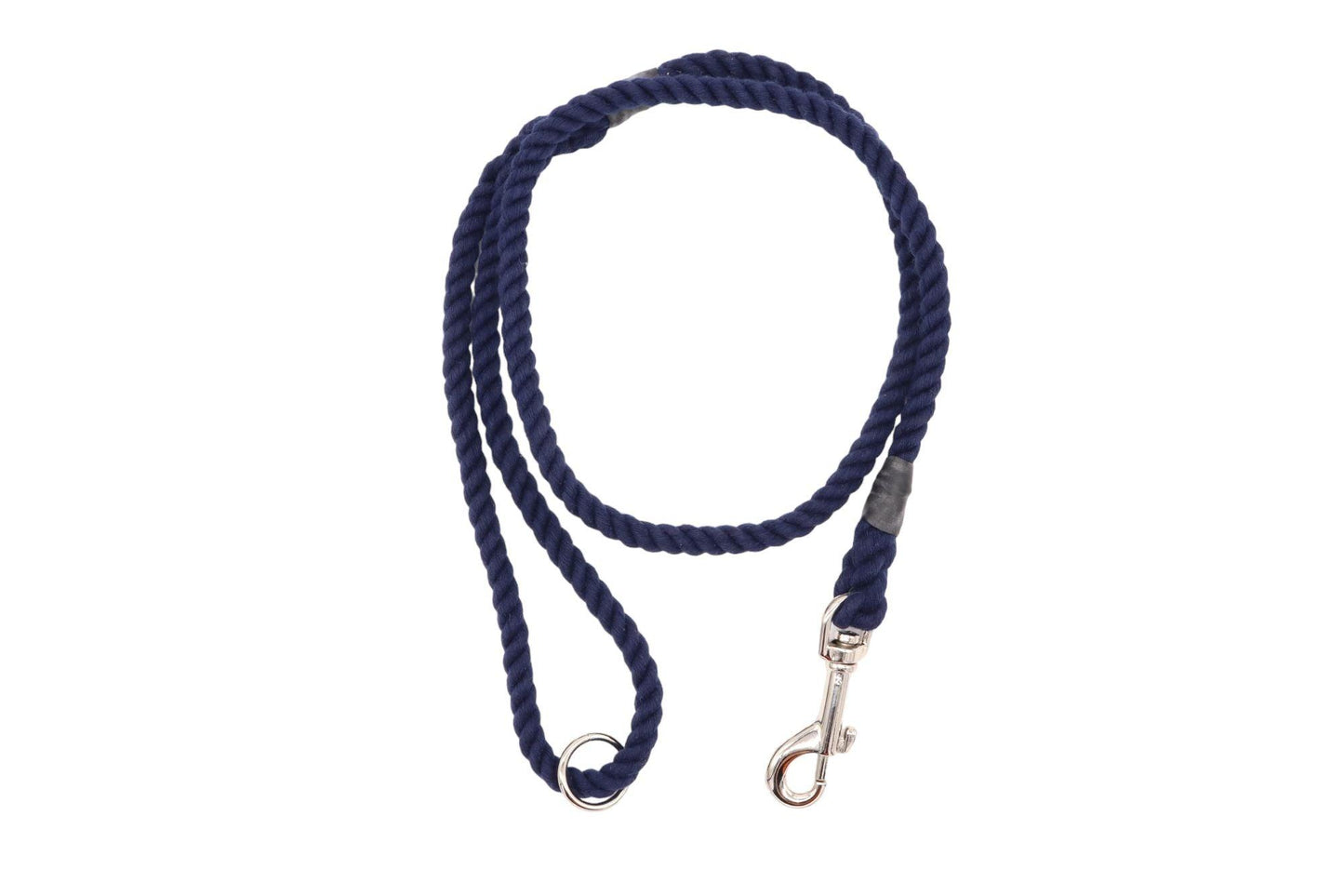 A 1m lead with 10mm cotton rope in navy which has been hand spliced so it extra strong.