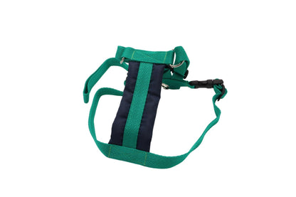 Small size B car safety harness in green 