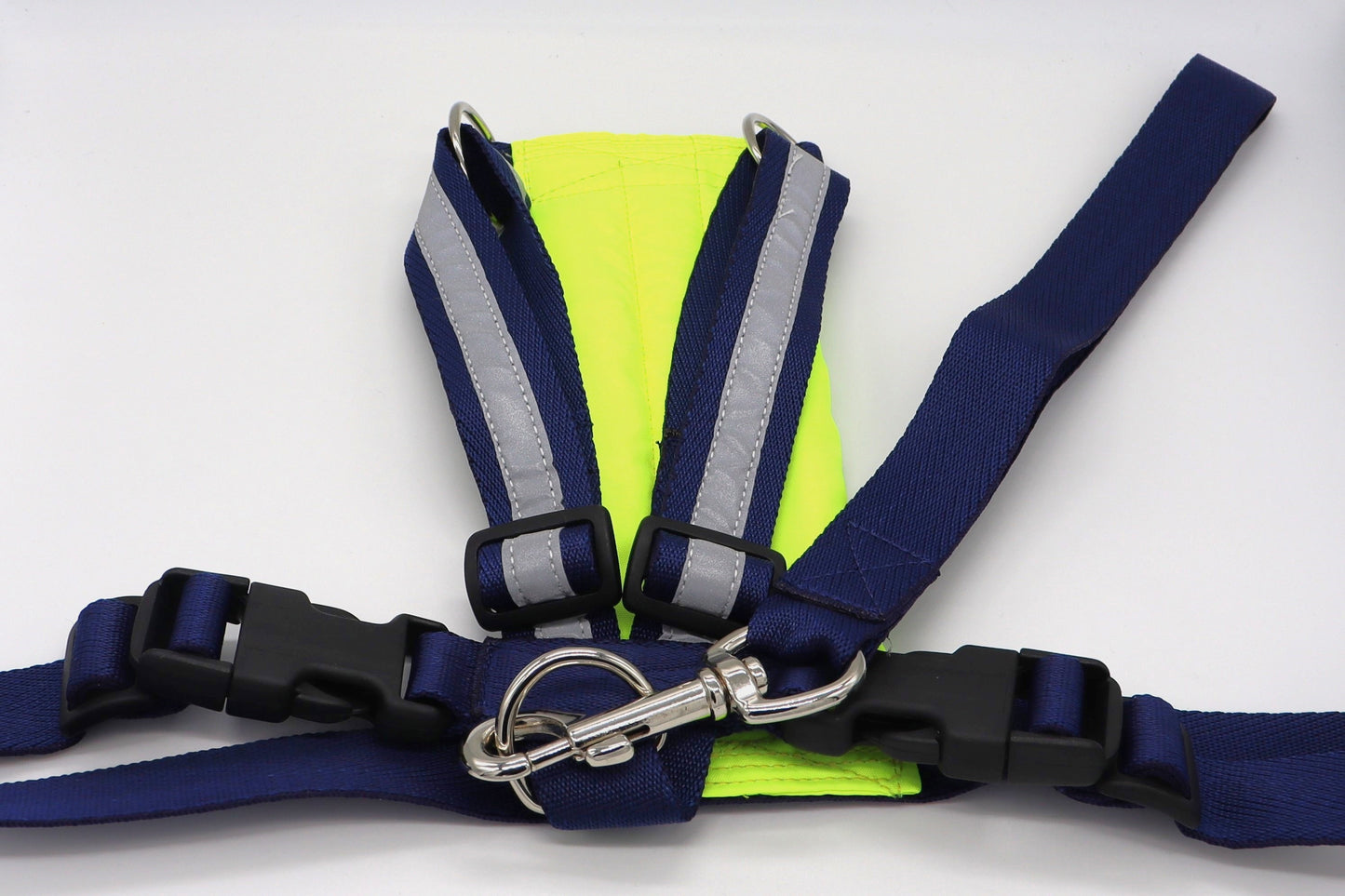 Reflective Padded Fabric Harness with Matching Handle