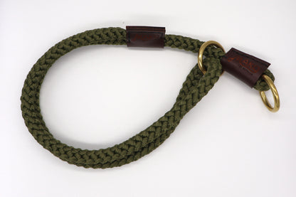 Adjustable Slip Collar - Hand Sewn Slip Collar 8 and 12mm rope