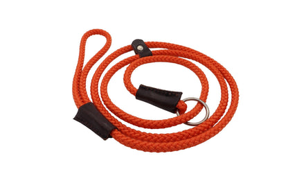 Our bright orange slip lead. In an easy to clean nylon braid.