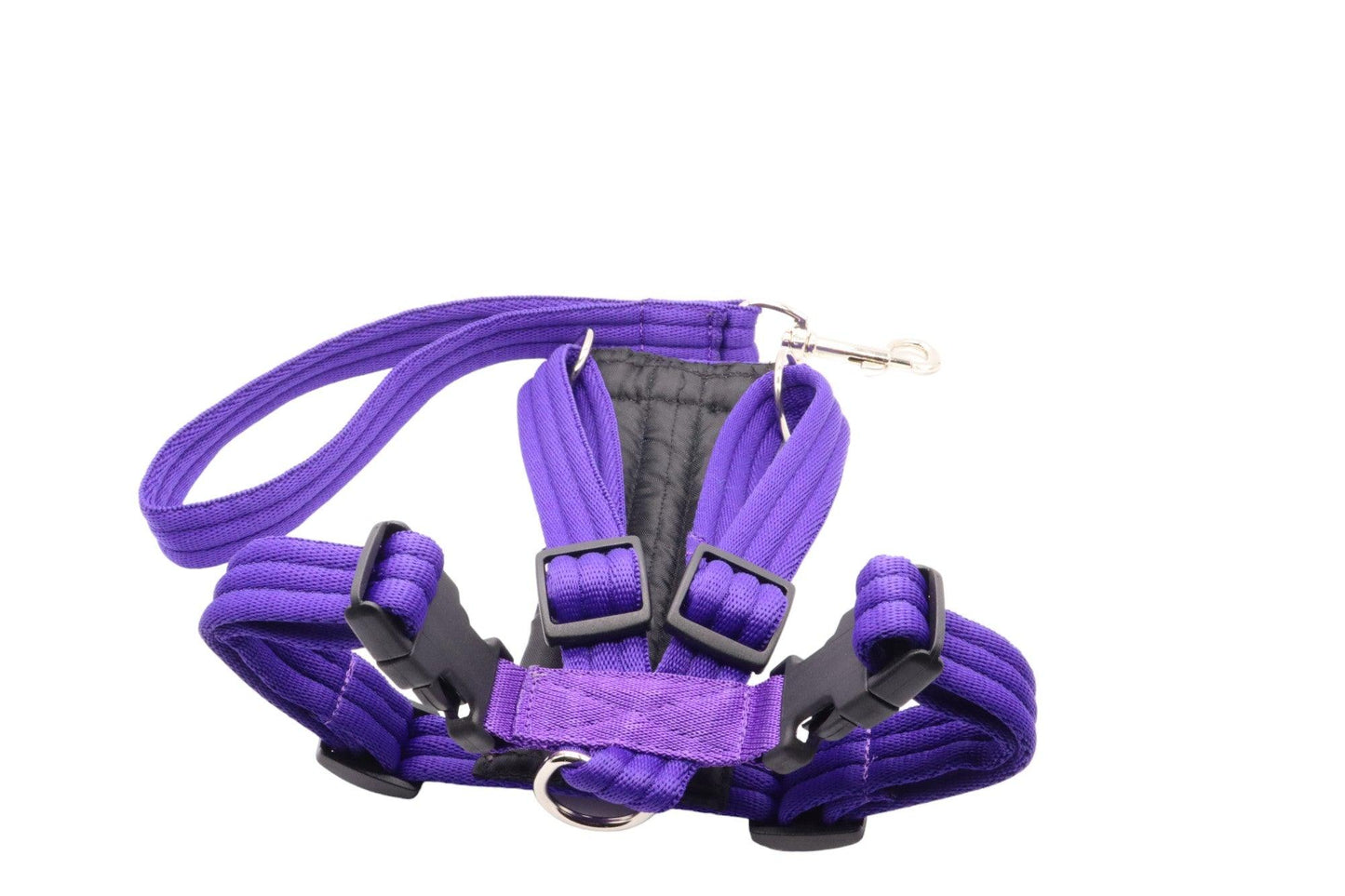 Handmade Softex Car Safety Harness - Fabric Dog Harness with Matching Handle Lead